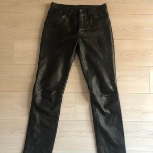Levis LIMITED EDITON made in korea black leather pants